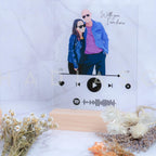 CLEARANCE SALE : Personalised Spotify Music Plaque – Photo or Illustration