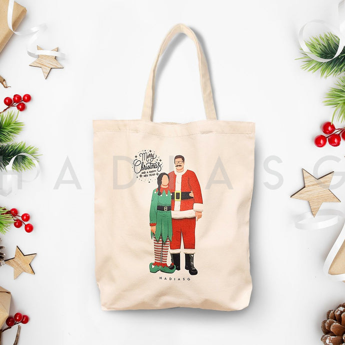 Personalized Tote Bag (XMAS Edition)-Gift Ideas-Hadia SG | #1 Customized merchandises and gifts online